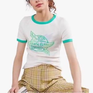 Maeve Santa Clara Roller Rink Graphic Tee (XS)